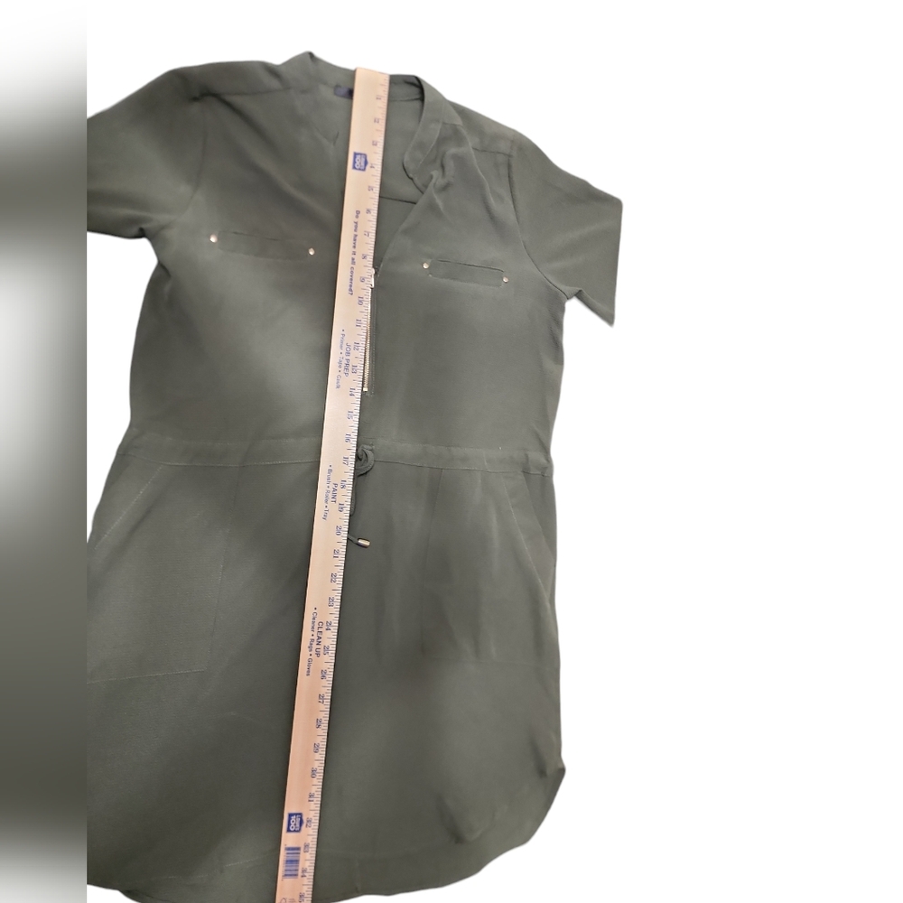 FALL NWOT Tunic Med Papaya olive green - Picture 9 of 9
